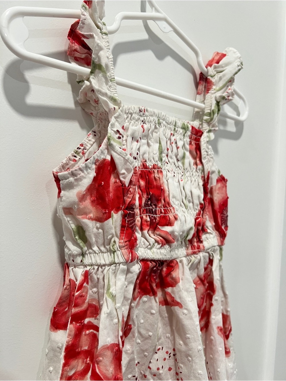 Penelope Mack Floral Sundress | 3T | Red Poppy Print